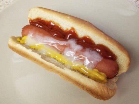 shemale hotdog|Hooters Trans Girl Cums on Hotdog! .